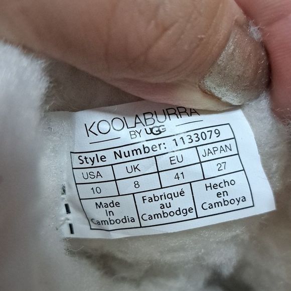 NEW UGG KOOLABURRA BARLEE MINI IN WINE - Picture 8 of 10